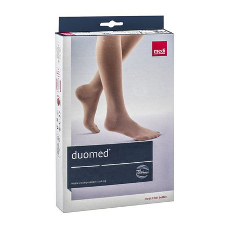 جوارب ضغط ميدي دوميد بيج مقاس 2XL، تصل إلى منتصف الساق، مفتوحة من الأمام، من الفئة الثانية