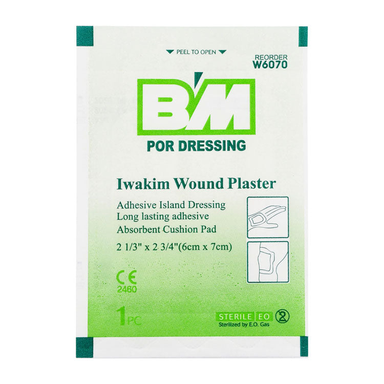 BM Sterile Iwakim Wound Plaster (6x7cm)