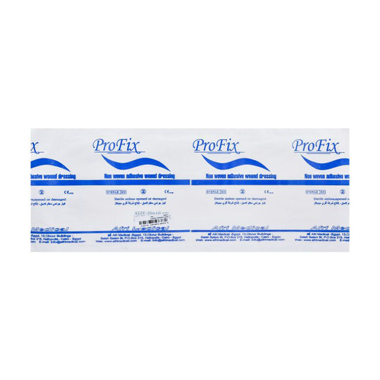 ضمادة لاصقة معقمة غير منسوجة من بروفيكس (30 × 10 سم)