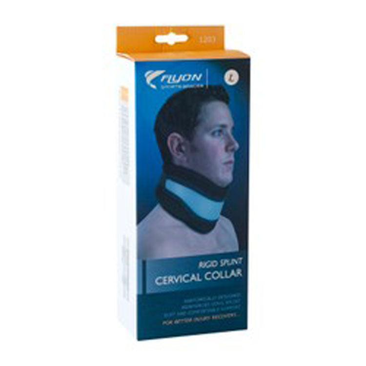 Flyon Large Rigid Splint Cervical Collar (39.4-43.8cm)