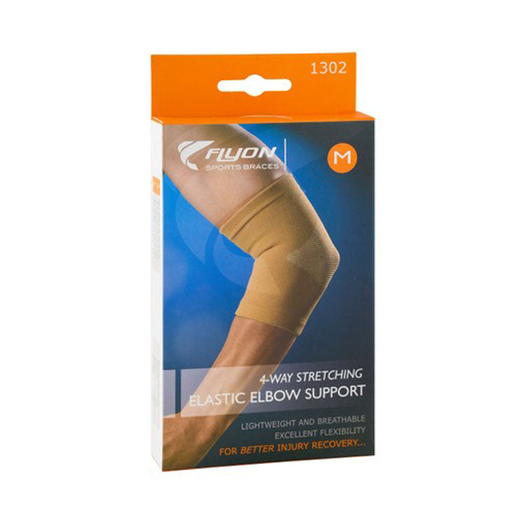دعامة الكوع Flyon 1302 متوسطة المرونة قابلة للتمدد في أربعة اتجاهات