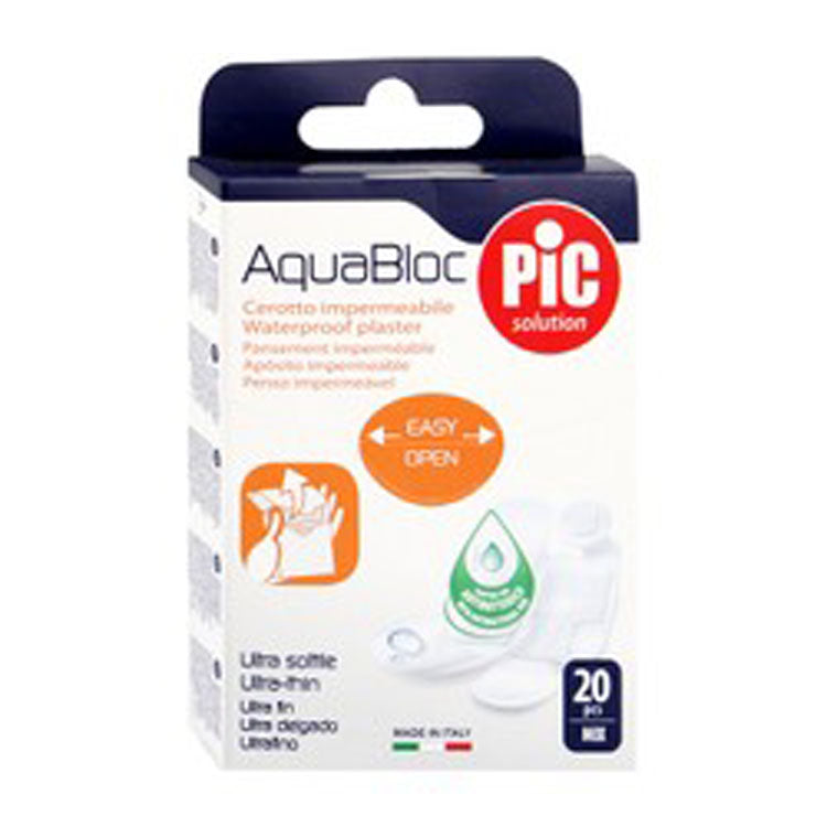 مجموعة بيك سوليوشن ميكس أكوا بلوك من اللصقات الطبية فائقة الرقة المقاومة للماء مع محلول مضاد للبكتيريا