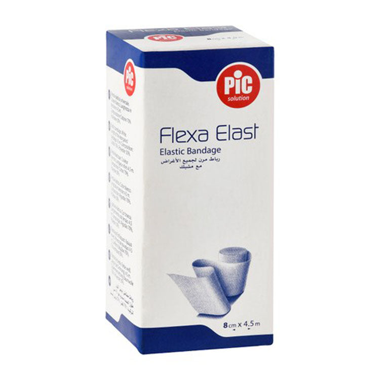 Pic Solution Flexa Elastic Bandage with Clip (8x4.5cm)