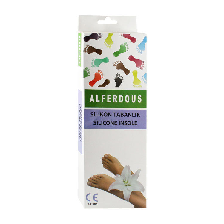 Alferdous 2XL Silicone Insoles (EU Size 45-46)