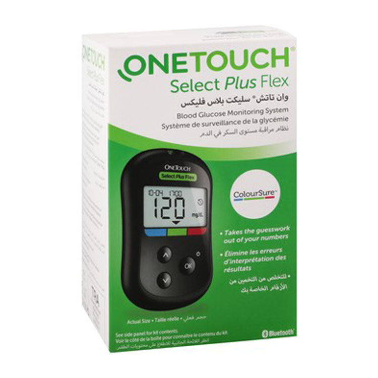 OneTouch Select Plus Flex Black Blood Glucose Monitoring System