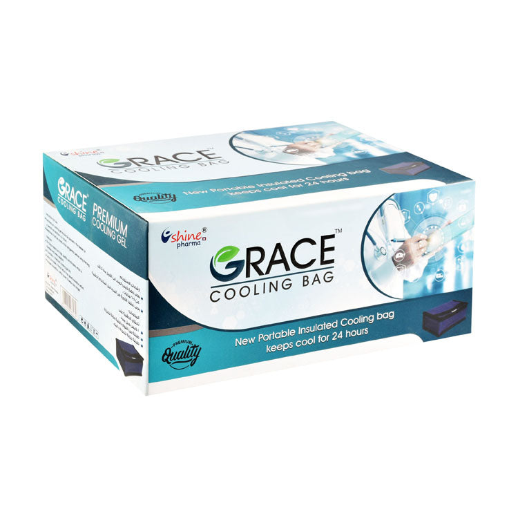 Grace Portable Insulated Cooler Bag with Cooling Gel Pack