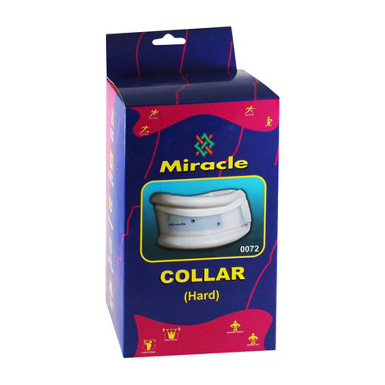 Miracle Medium White Hard Neck Collar