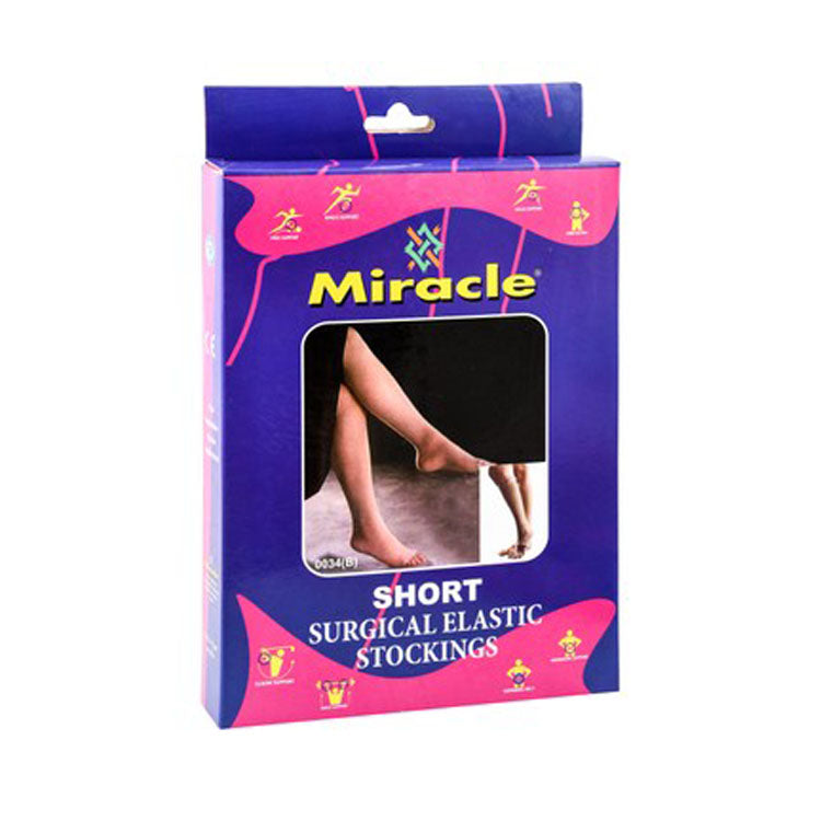 Miracle Small Beige Surgical Short Elastic Stockings