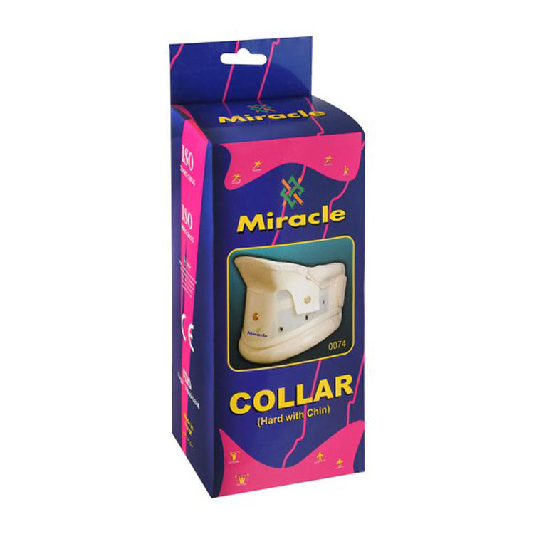 طوق صلب ودعم للذقن من ميراكل مقاس 2XL بطول 51 سم