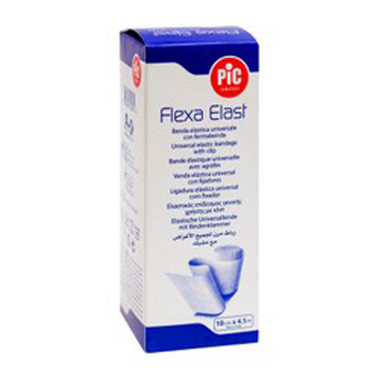 Pic Solution Flexa Elast Elastic Bandage with Clip (10cmx4.5cm)