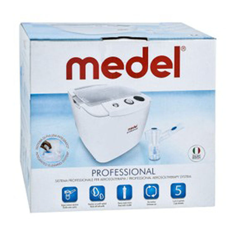 جهاز ميدل الاحترافي الأبيض للتبخير لعلاج الرذاذ