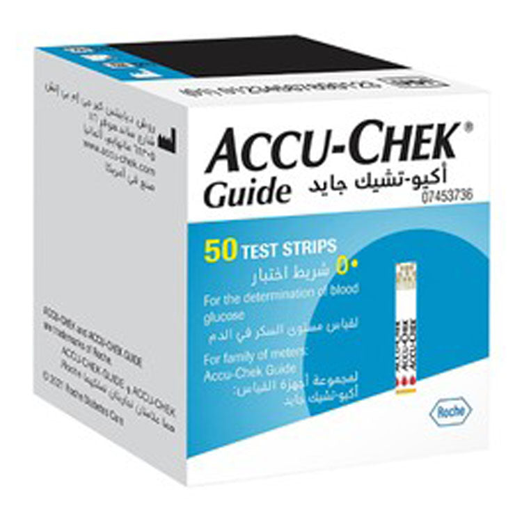 دليل شرائط اختبار نسبة السكر في الدم من أكيو-تشيك