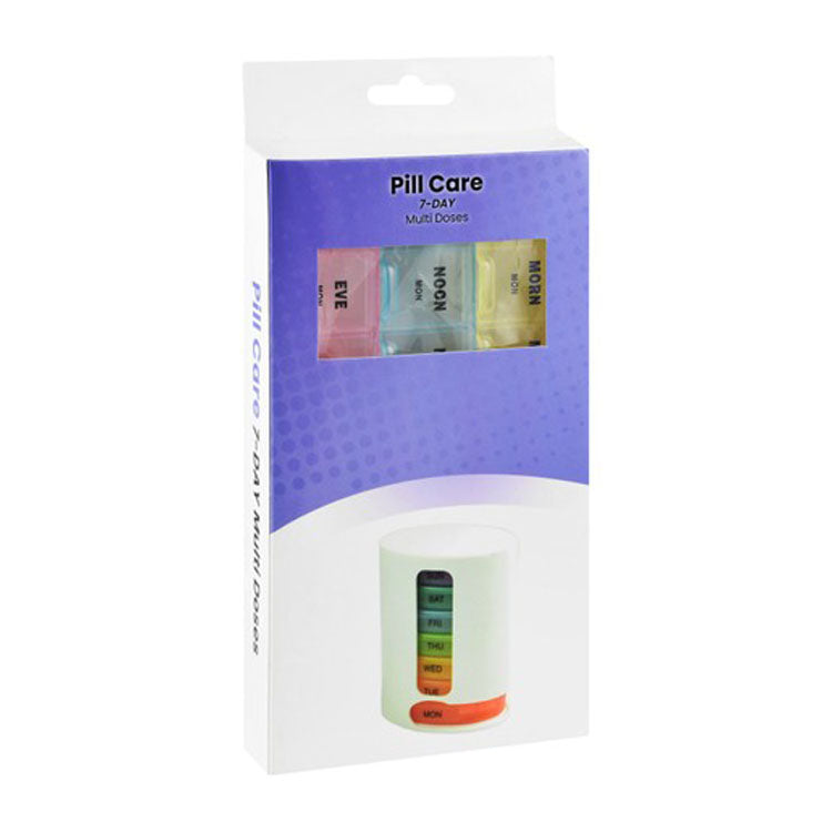 Pill Care Multi Doses 7-Day Pill Planner (21.3x12x2.4cm)