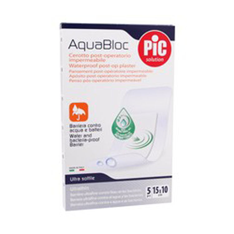 لاصقة ما بعد الجراحة فائقة الرقة المقاومة للماء من بيك سوليوشن أكوابلوك (15 × 10 سم)