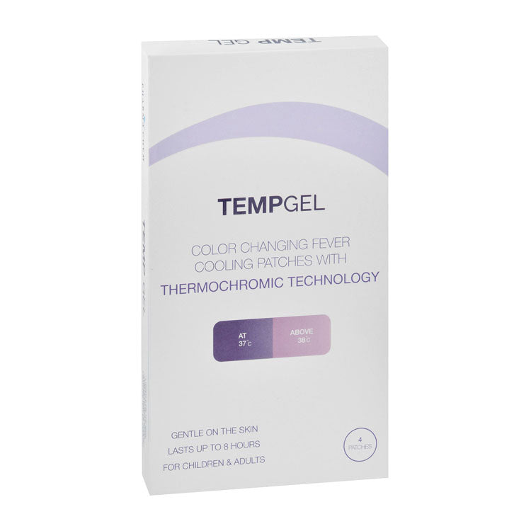 لاصقات جل "تيمب فيفر" لتبريد الجسم وتغيير اللون للأطفال والكبار