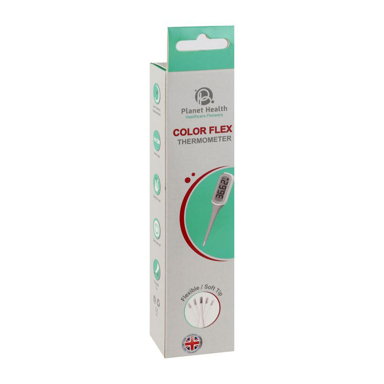 Planet Health Color Flex Thermometer - White 1 pcs