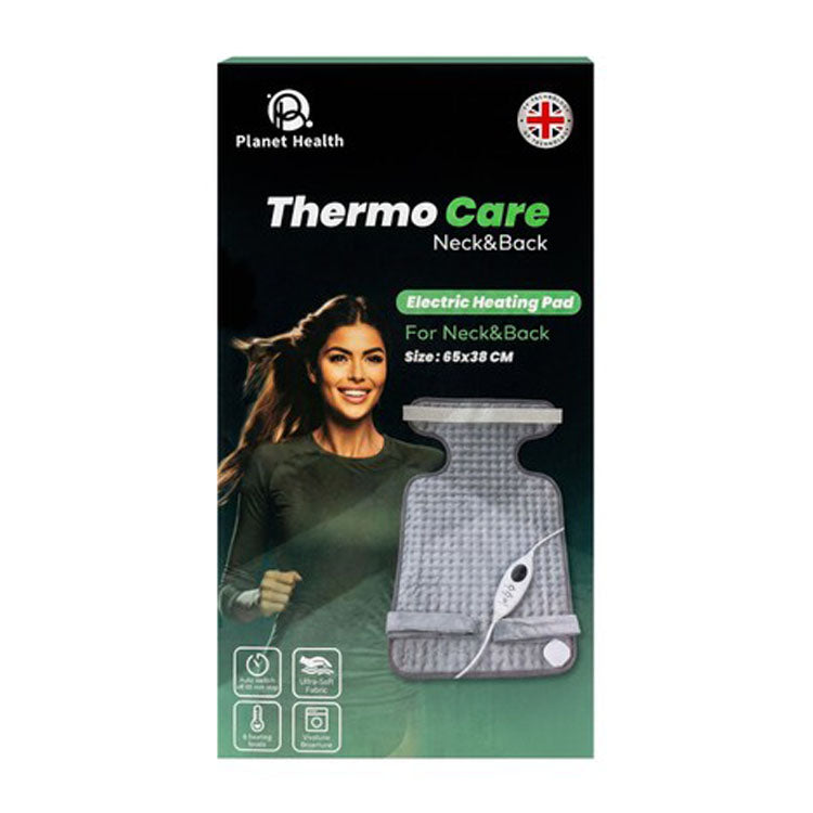 Planet Health Thermo Care Electric Heating Pad For Neck & Back (65x38cm) 1 pcs