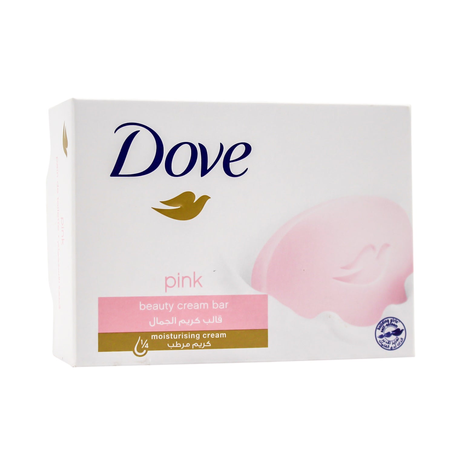 صابون دوف الوردي المرطب بكريم الجمال