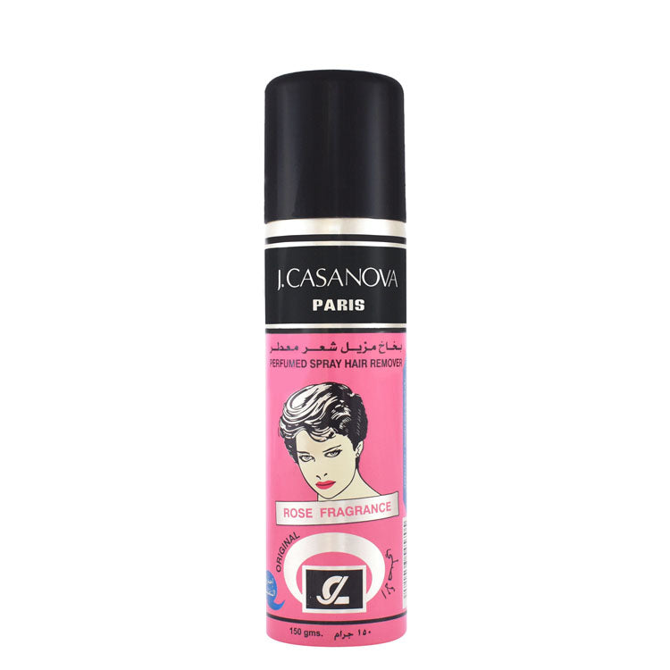 J.Casanova Hair Removal Spray Rose Scent for Legs & Underarms