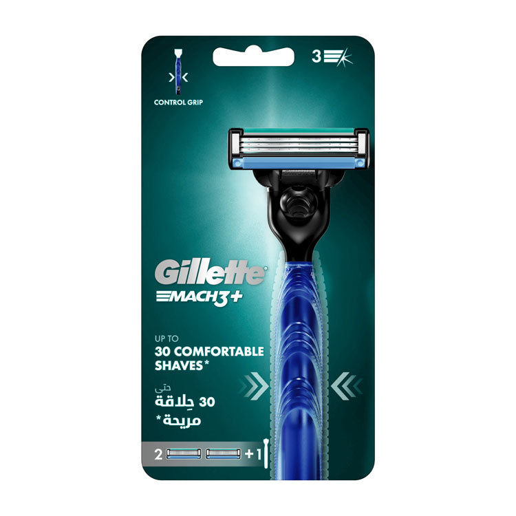 Gillette Mach3+ Razor with Extra Blades