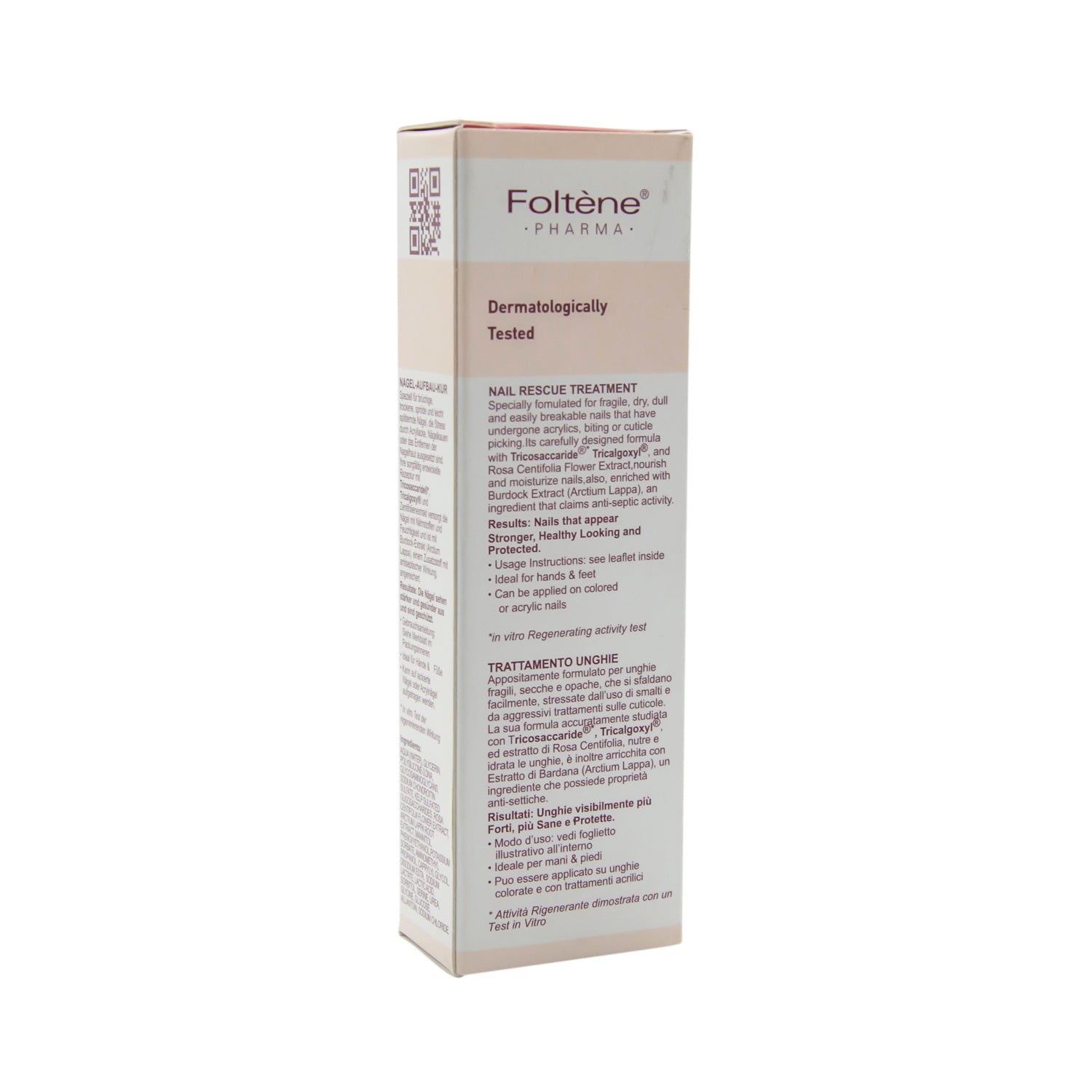 علاج فولتين لتقوية وترطيب الأظافر - خالٍ من الكحول، والبارابين، والزيوت المعدنية