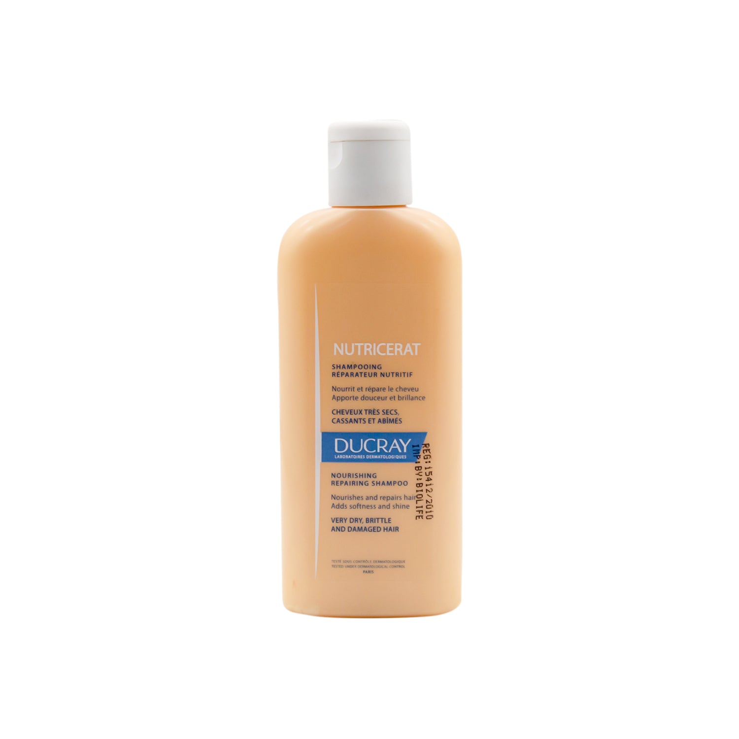 Ducray Nutricerat Nourishing Repairing Shampoo for Very Dry, Brittle & Damage Hair