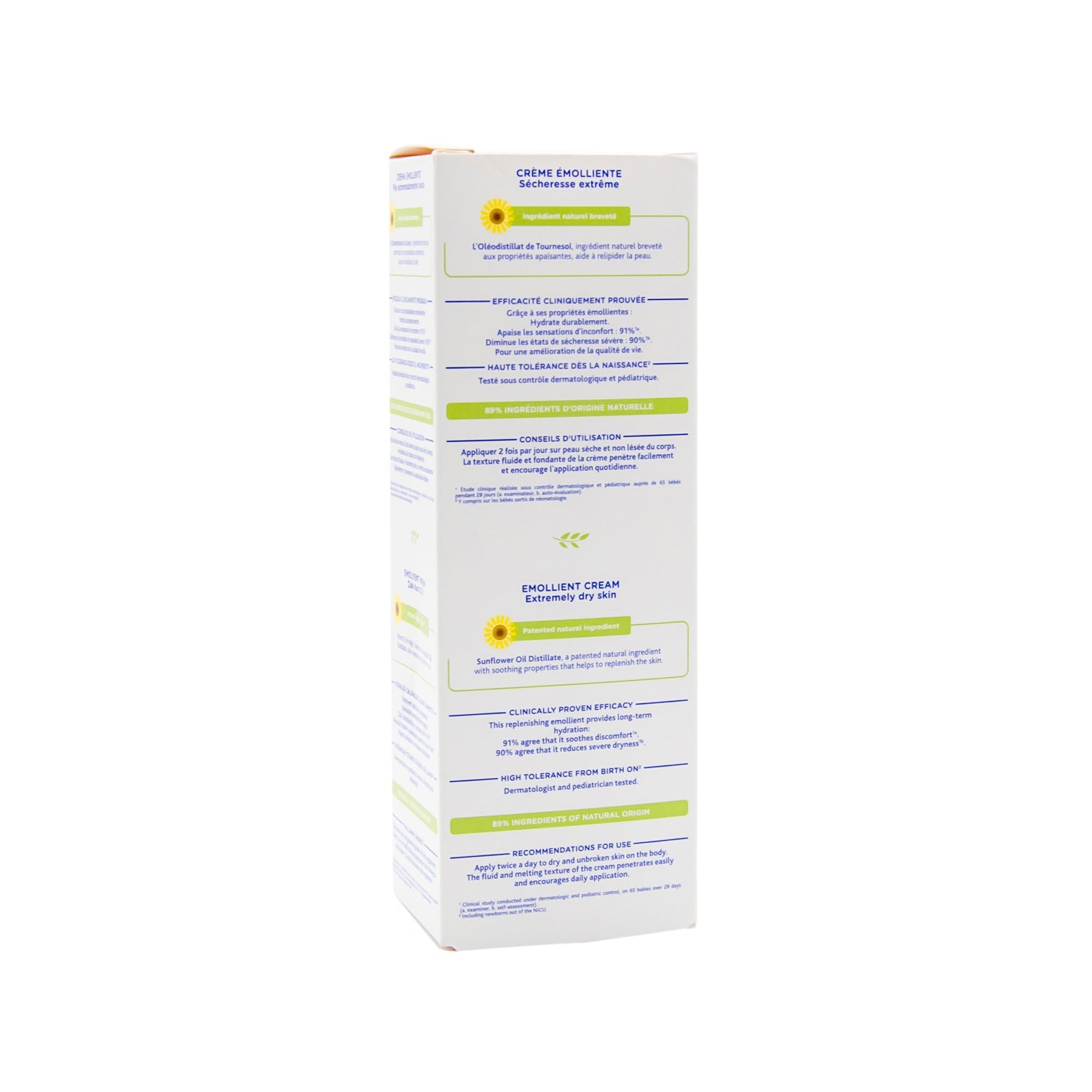 Mustela Stelatopia Emollient Baby Cream with Sunflower Oil for Extremely Dry Skin (From Birth Onwards) - fragrance free