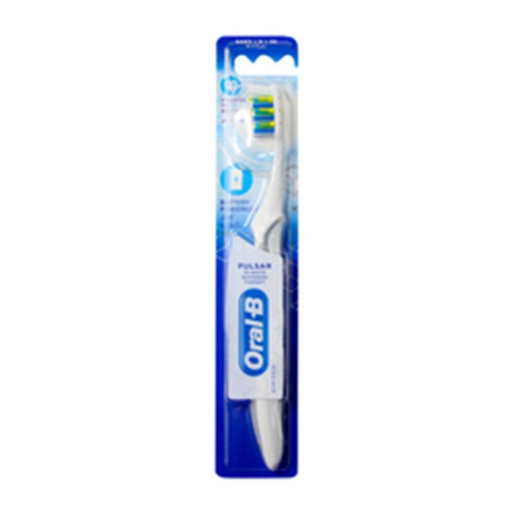 Oral-B Pulsar 3D White & Gray Battery Powered Soft Toothbrush