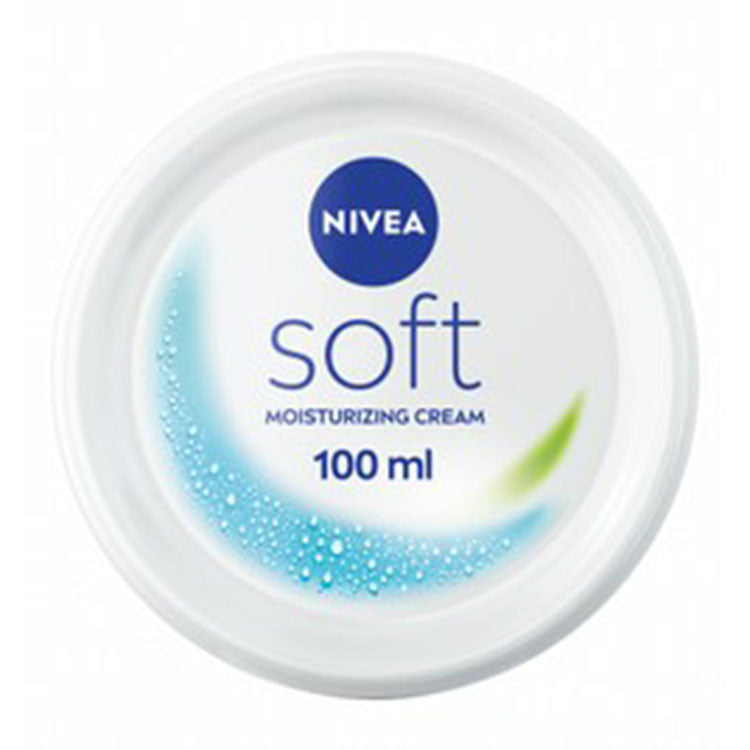 NIVEA Soft Refreshing & Moisturizing Cream with Jojoba Oil & Vitamin E for Face, Body & Hands