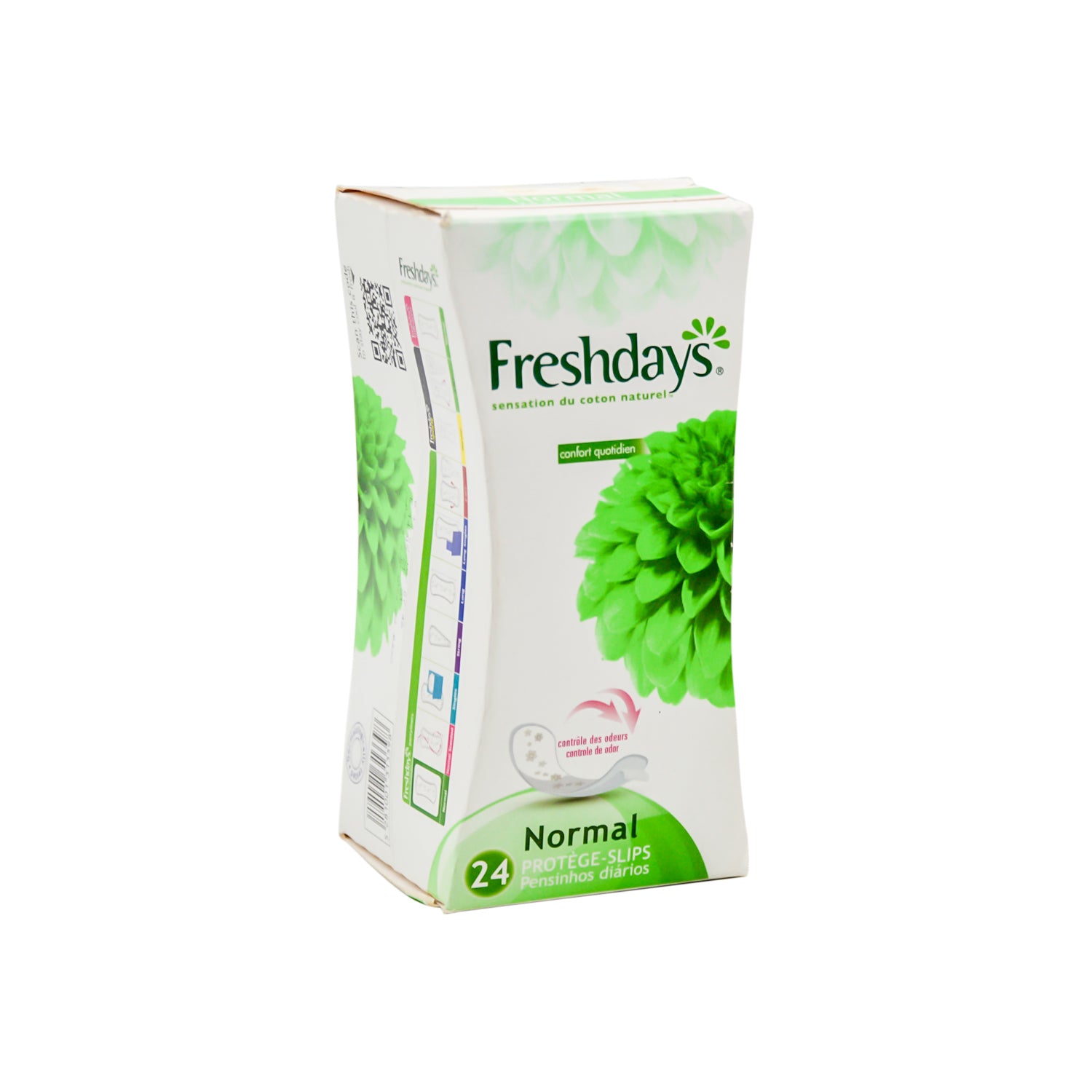 فريشدايز، فوط صحية قطنية طبيعية ذات ملمس عادي