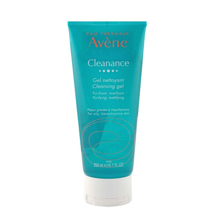 Avene Eau Thermale Cleanance Purifying & Mattifying Facial Cleansing Gel for Oily & Blemish Prone Skin