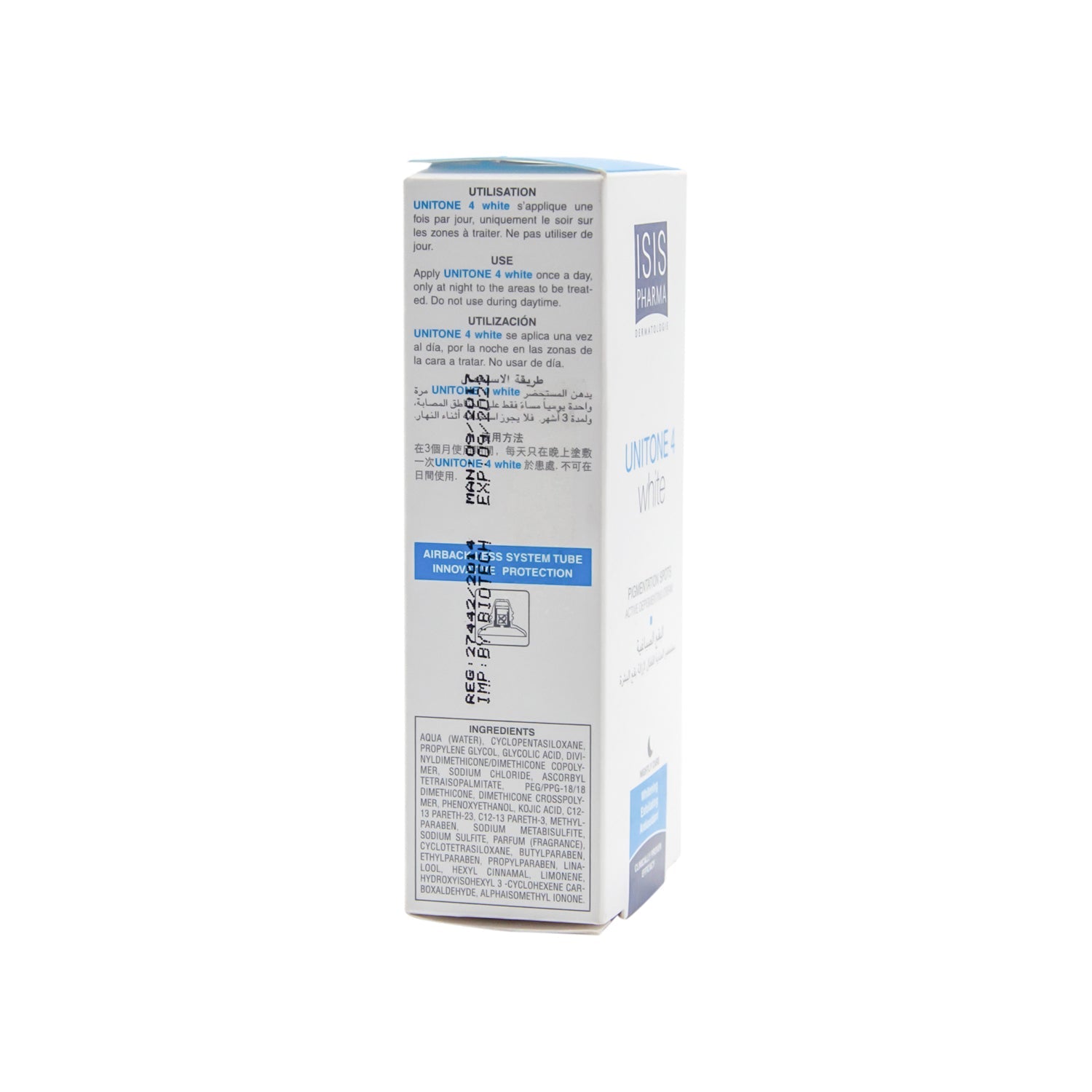 Isispharma Unitone 4 White Active Depigmenting & Exfoliating Night Cream