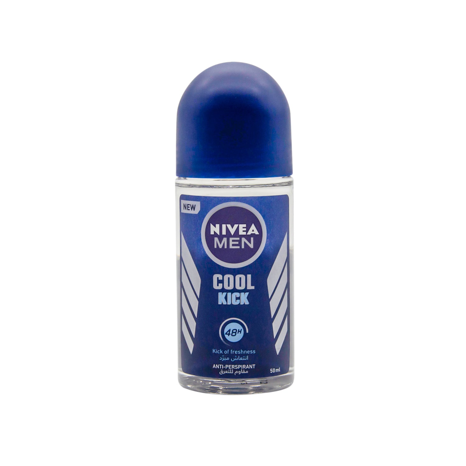 NIVEA Men Cool Kick 72H Antiperspirant Roll-On Deodorant - aluminum free