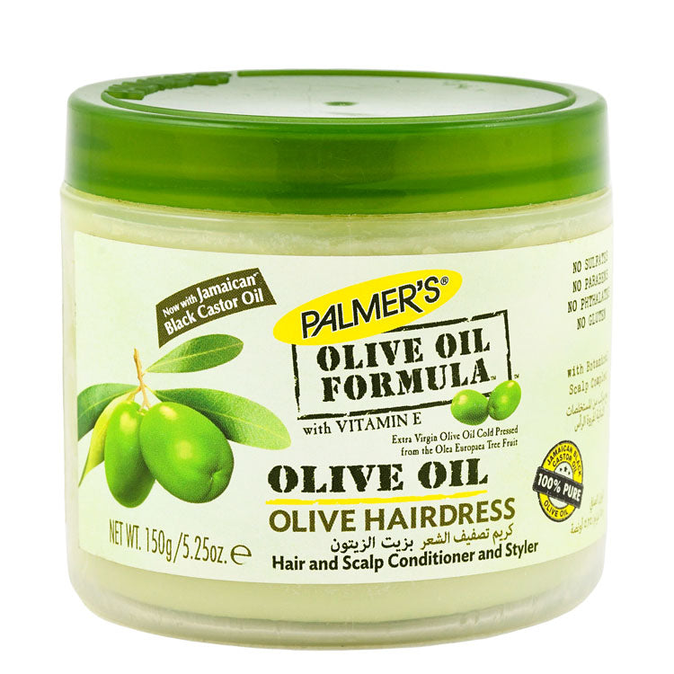 بلسم ومصفف الشعر وفروة الرأس بتركيبة زيت الزيتون من بالمرز مع زيت الخروع الأسود الجامايكي - خالٍ من الكبريتات والبارابين والغلوتين