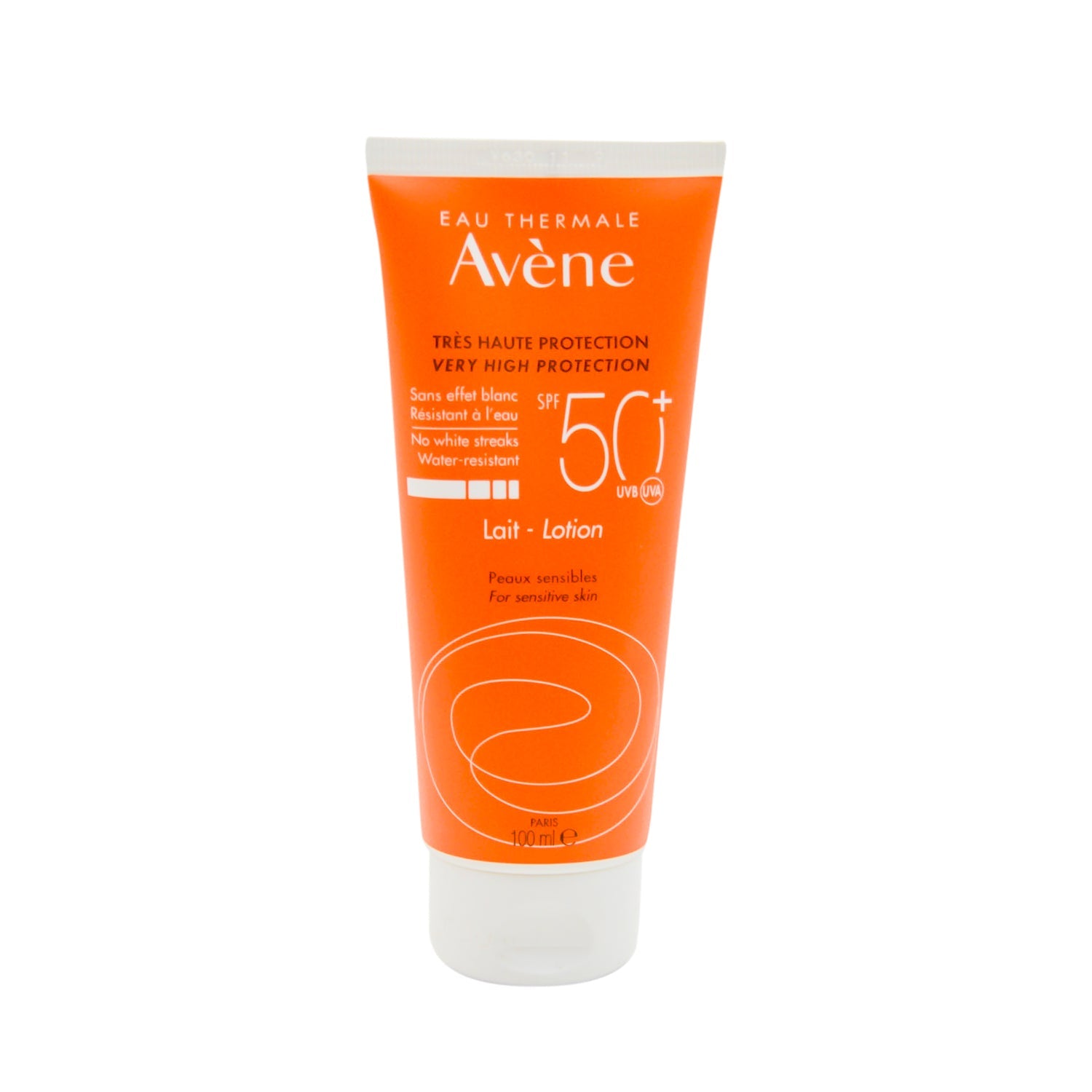 Avene Eau Thermale Very High Protection Face & Body Sunscreen for Sensitive Skin SPF50+ - non comedogenic