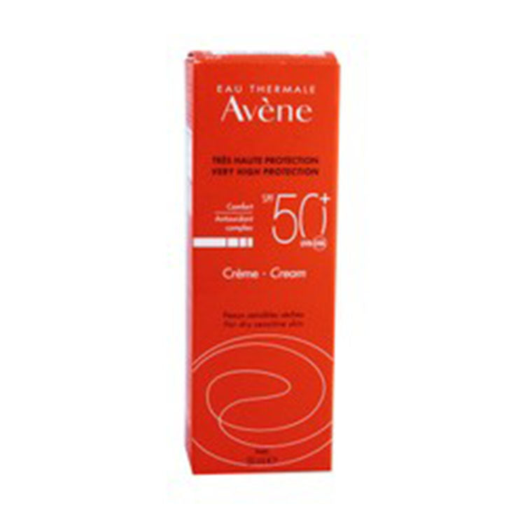 Avene Eau Thermale High Protection Non-Sticky Sunscreen for Dry & Sensitive Skin SPF50+ - non comedogenic