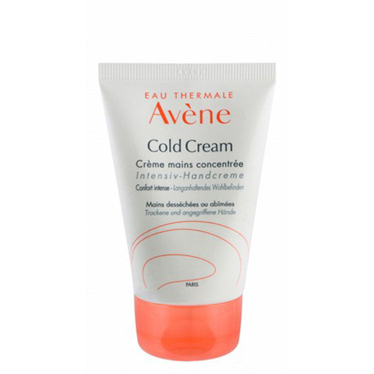 Avene Eau Thermale Concentrated Cold Hand Cream for Dry & Damaged Hands - non comedogenic