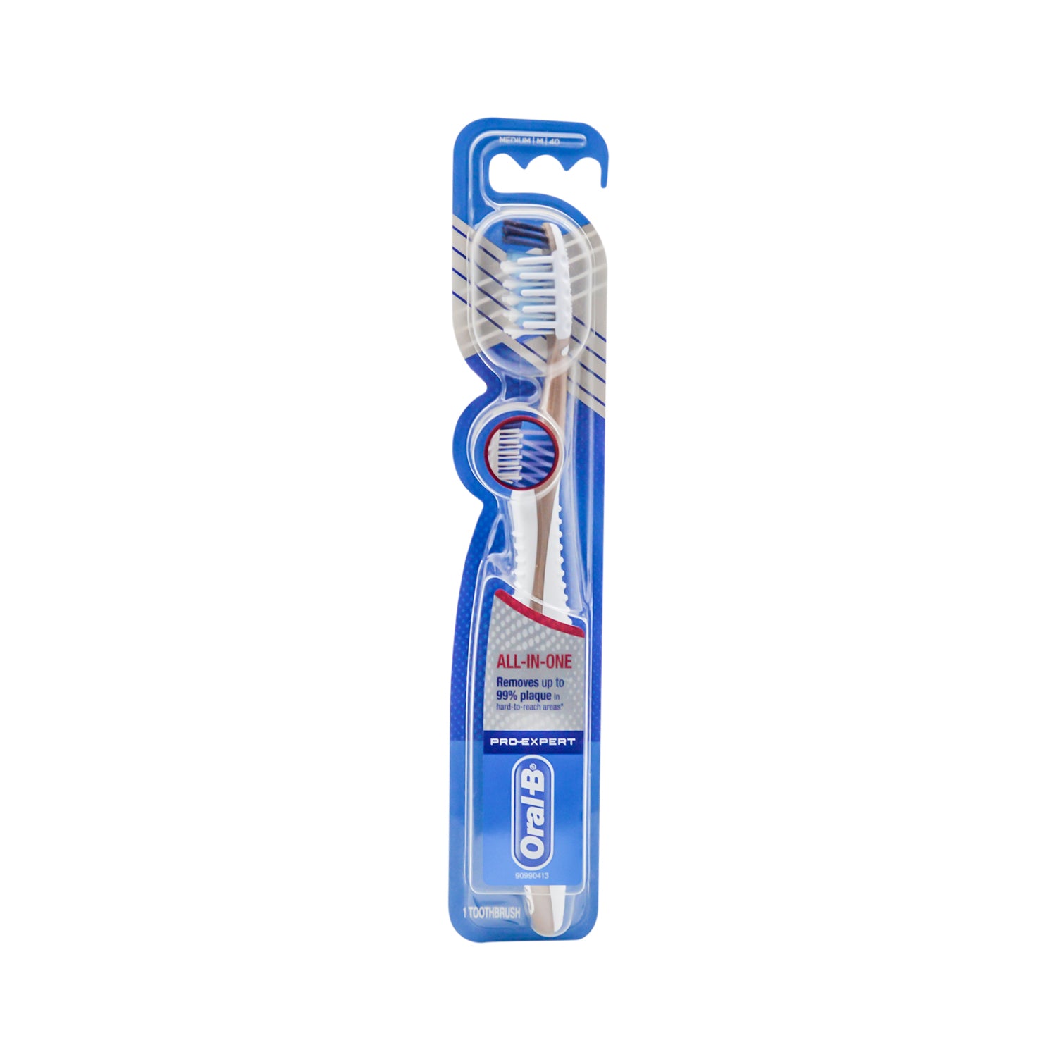 Oral-B Pro-Expert All in One Brown & White Medium Toothbrush
