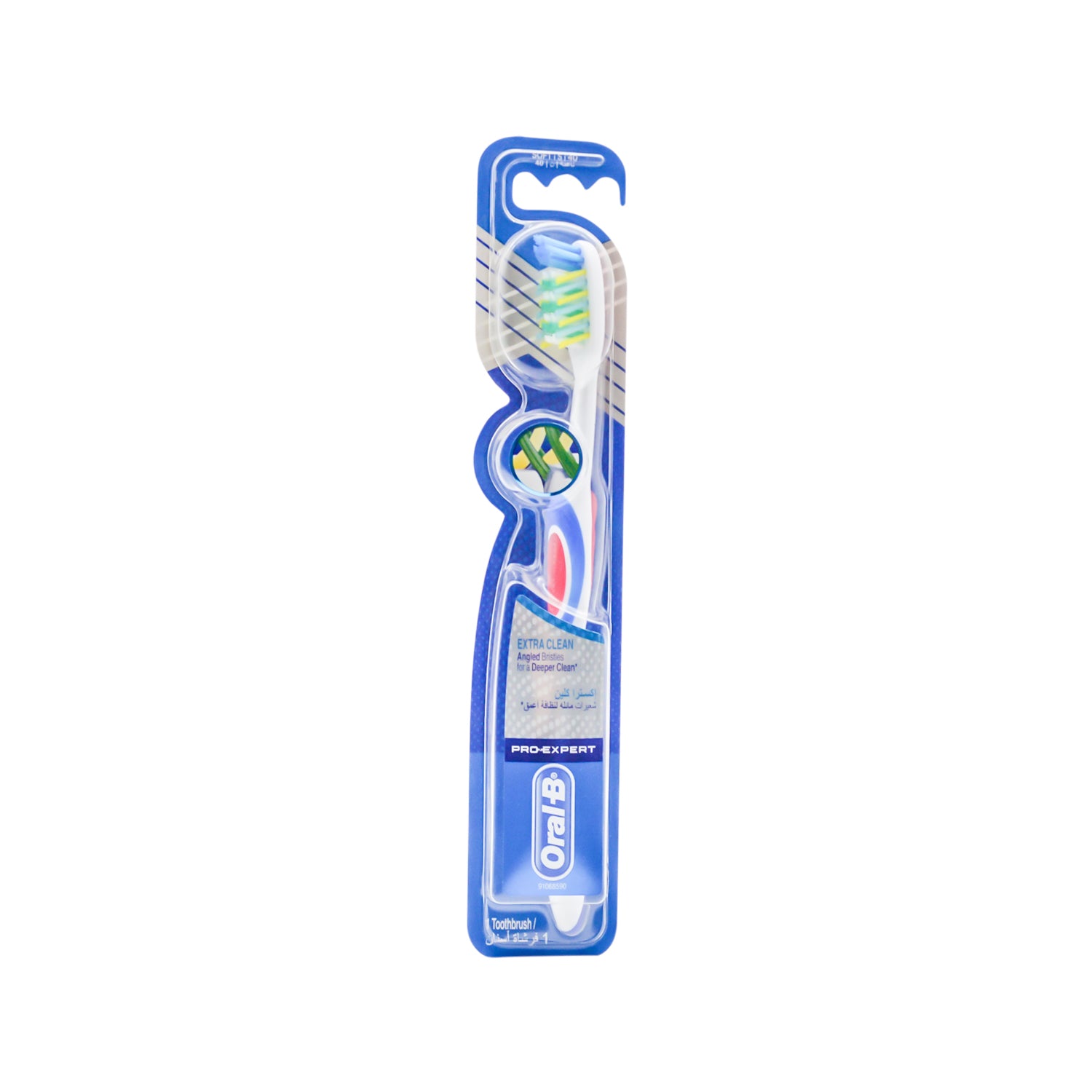 Oral-B Pro-Expert Extra Clean White & Blue Soft Toothbrush with Angled Bristles