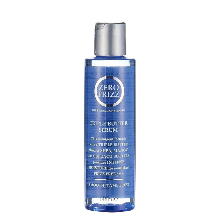 Zero Frizz Triple Butter Moisturizing, Nourishing & Anti-Frizz Hair Serum