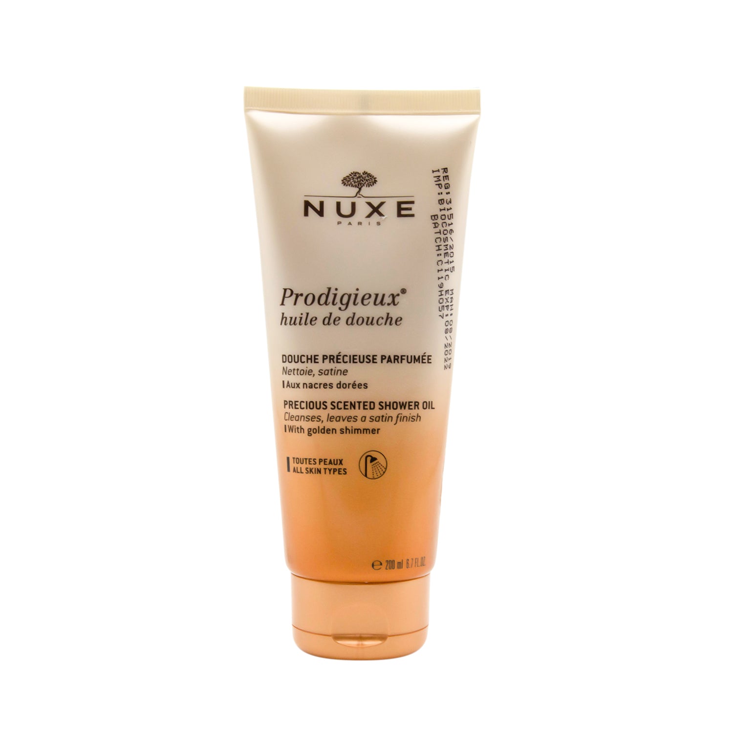 زيت الاستحمام المعطر Nuxe Prodigieux Precious لجميع أنواع البشرة