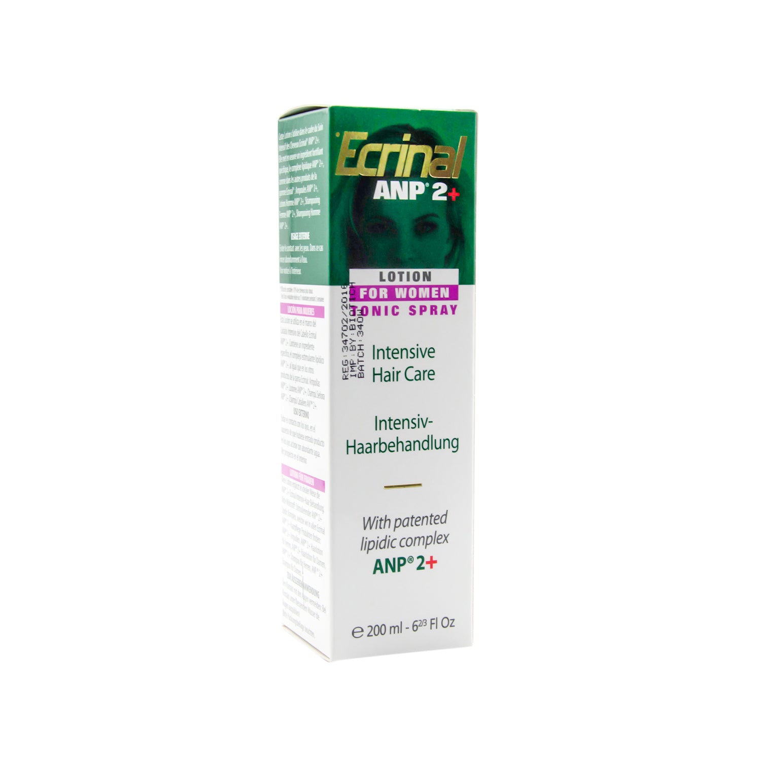 Ecrinal Anp2+ Toning, Revitalizing & Fortifying Hair Lotion for Women