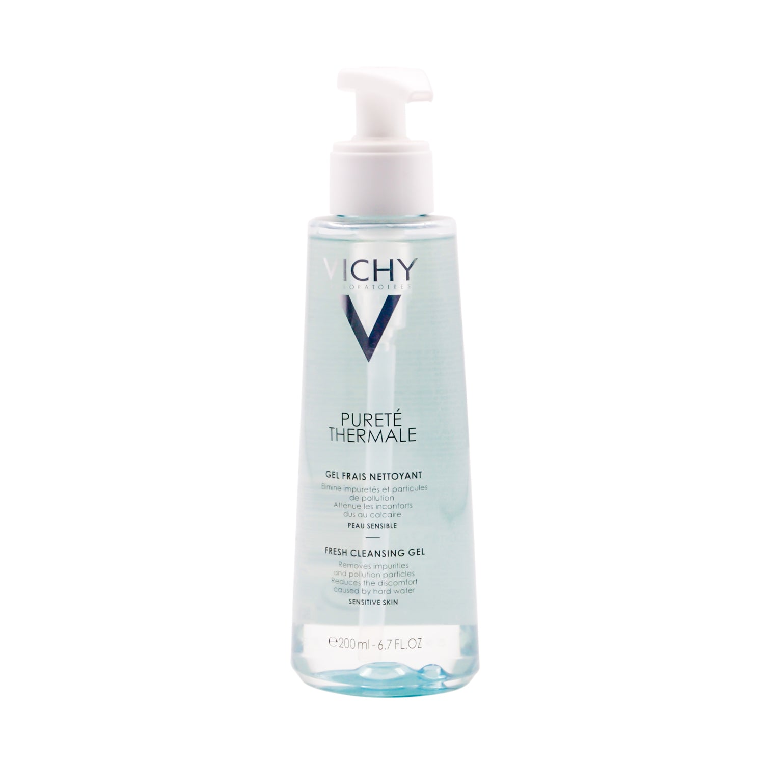 Vichy Purete Thermale Fresh Cleansing Gel for Sensitive Skin - parabens free