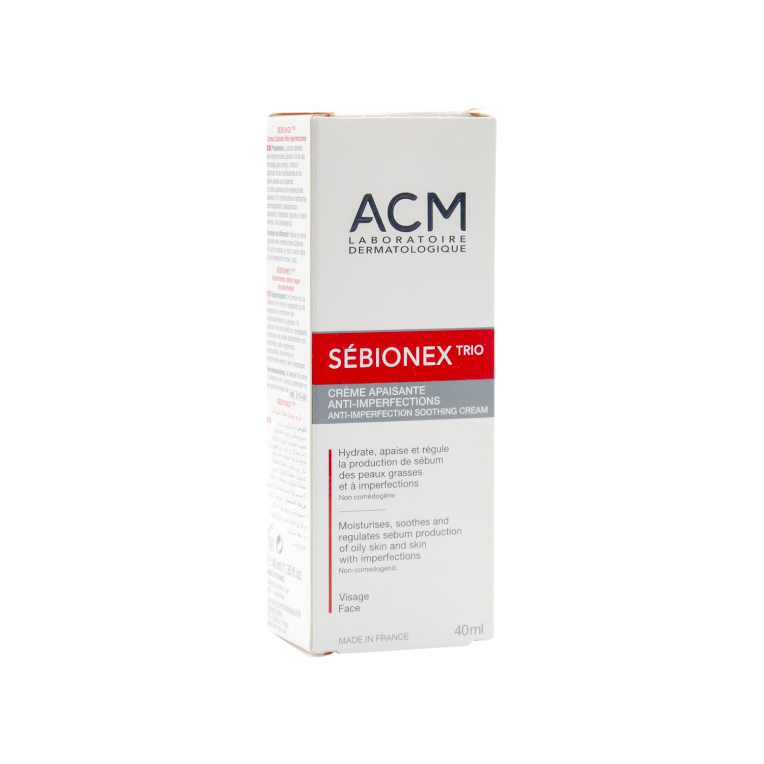 ACM Sebionex Trio Anti-Imperfection Soothing Face Cream - non comedogenic
