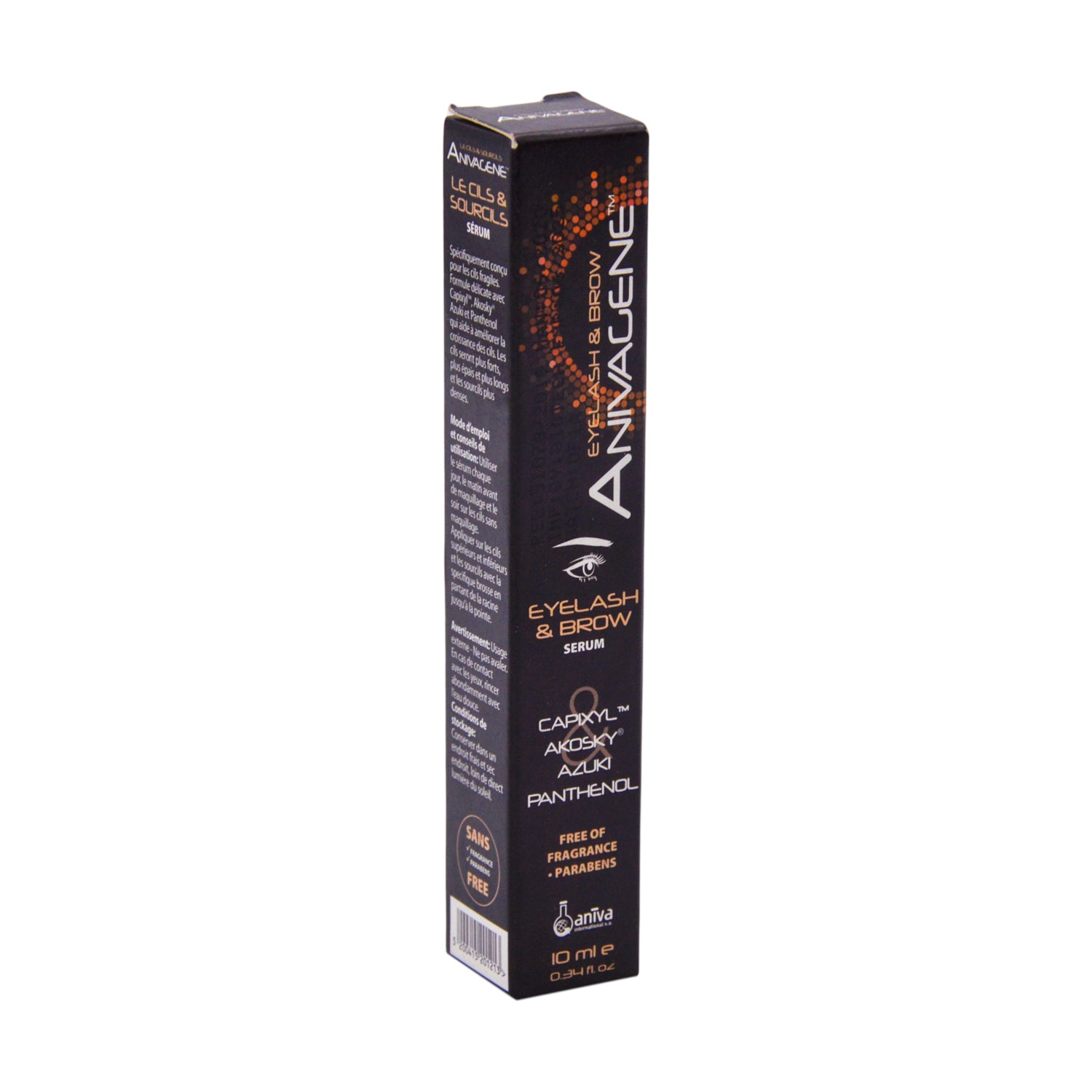 Anivagene Serum with Capixyl, Akosy, Azuki & Panthenol for Thin & Fragile Lashes - parabens free, fragrance free