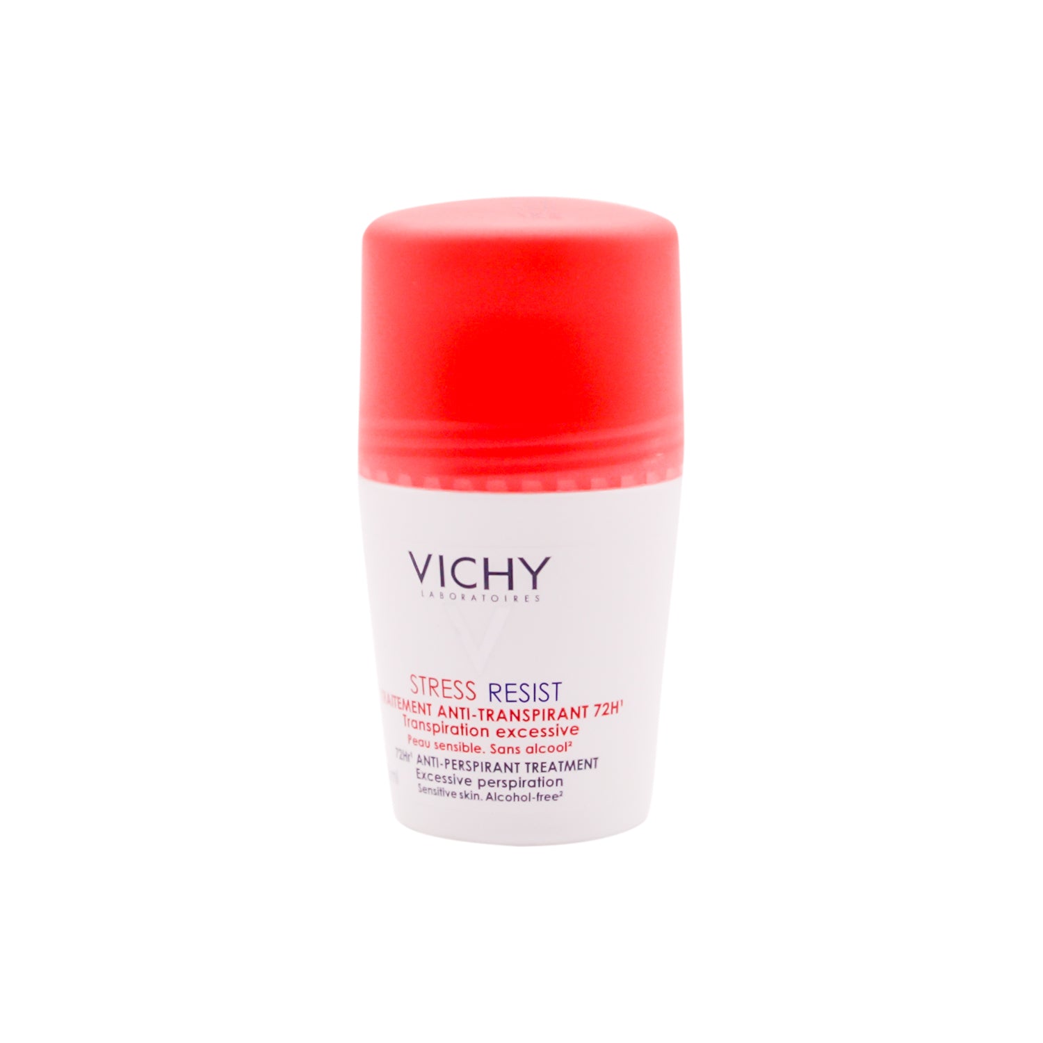 Vichy Stress Resist 72H Antiperspirant Roll-On Deodorant for Sensitive Skin - parabens free, alcohol free