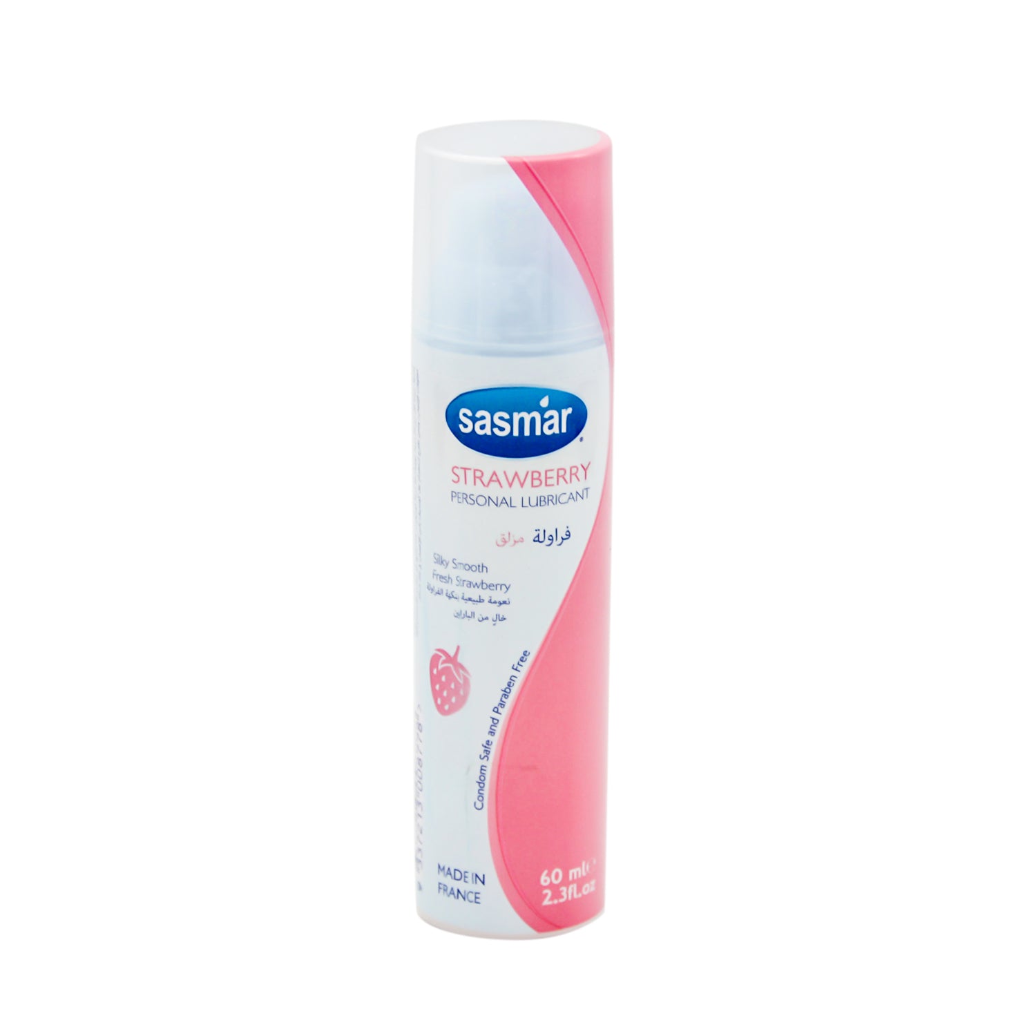 Sasmar Silky Smooth Lubricant Strawberry Flavor - parabens free
