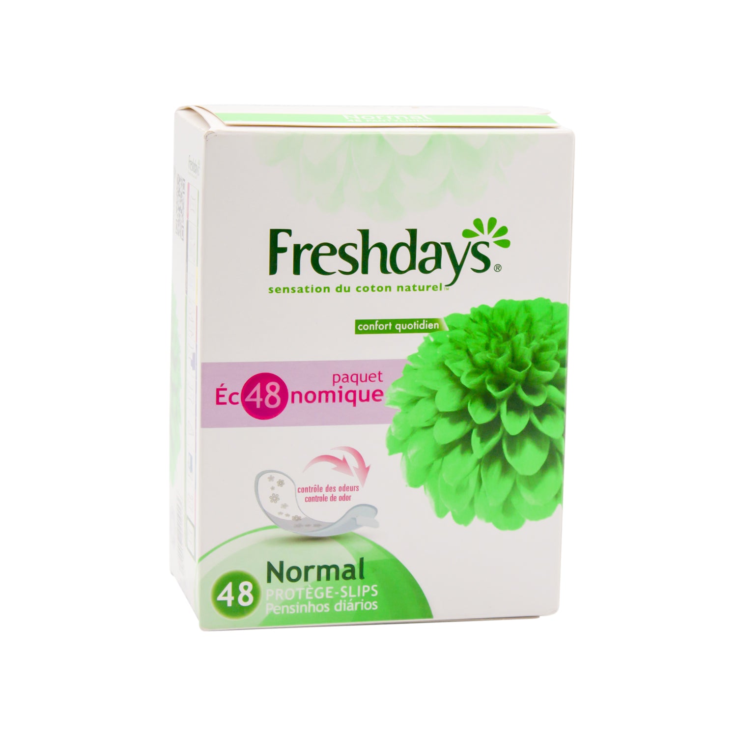 Freshdays Natural Cotton Feel Normal Panty Liners