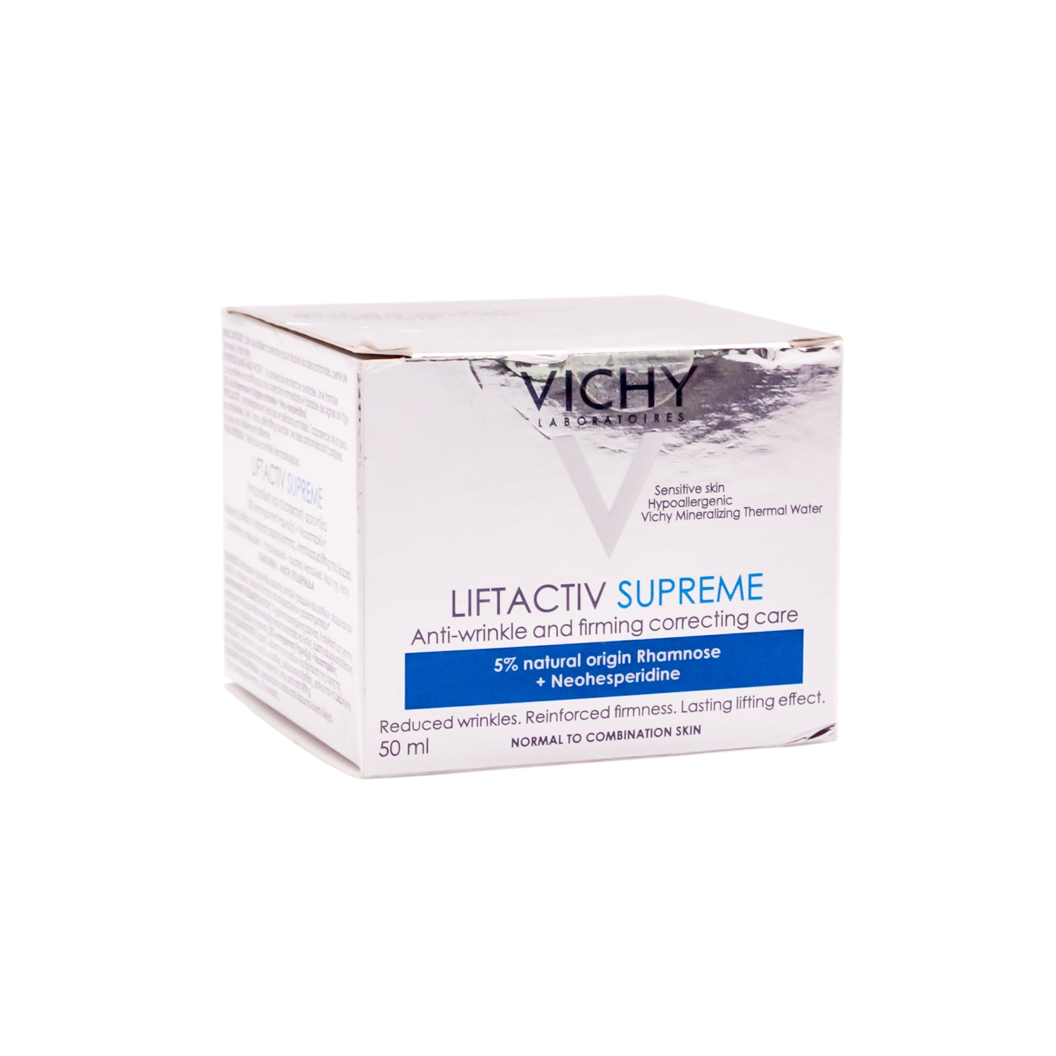 Vichy Liftactiv Supreme Hypoallergenic Firming, Correcting & Anti-Wrinkle Face Cream for Normal to Combination & Sensitive Skin