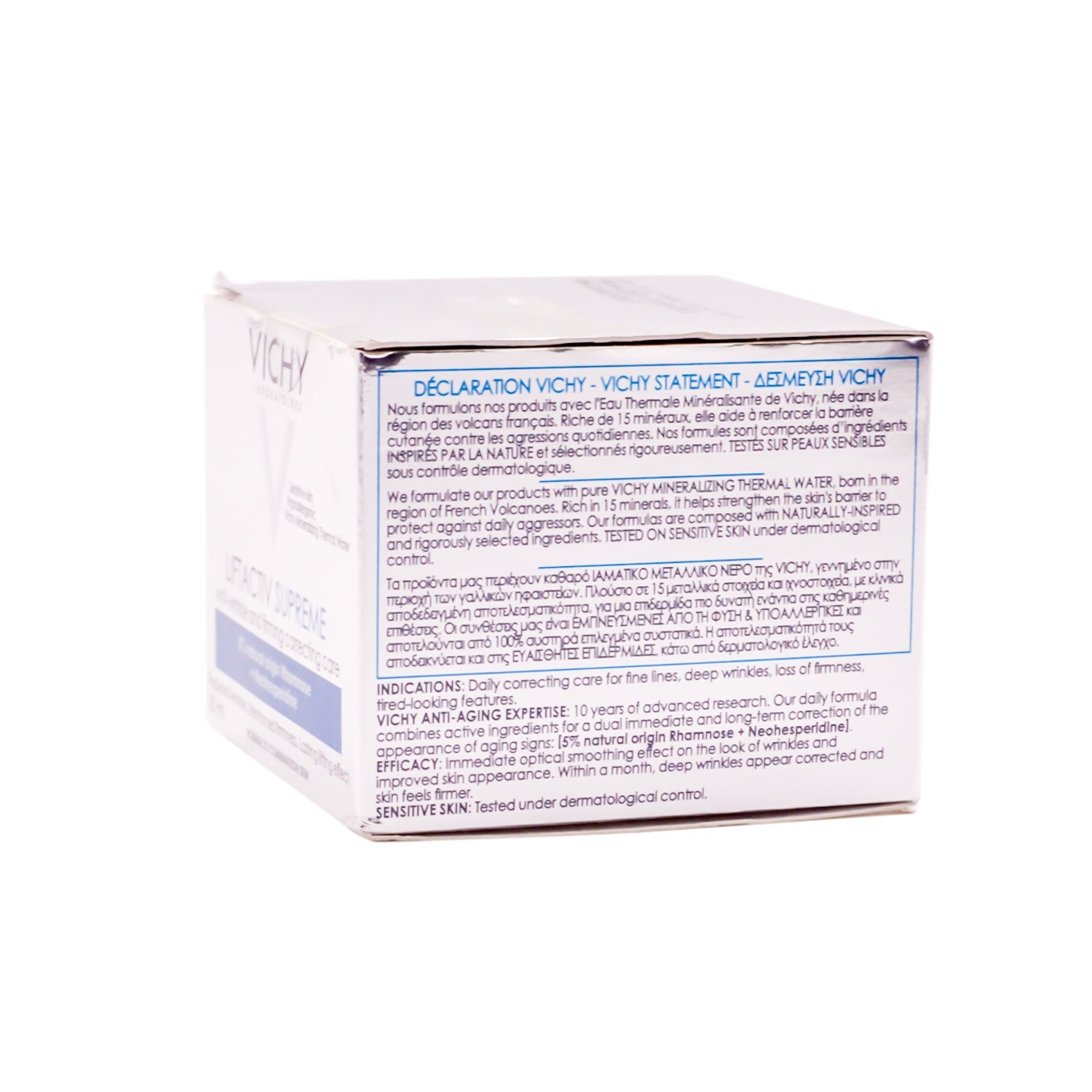 Vichy Liftactiv Supreme Hypoallergenic Firming, Correcting & Anti-Wrinkle Face Cream for Normal to Combination & Sensitive Skin